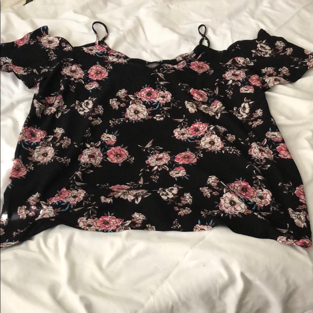 Cold shoulder blouse